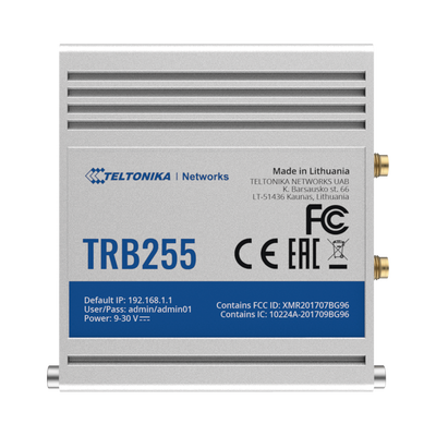 Gateway Industrial Doble SIM LTE (Cat M1), Puertos Serial RS232/RS485