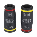 Juego de Dados de Impacto 3 en 1   1/4 Pulg, 5/16 Pulg
