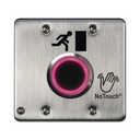 Interruptor IR NoTouch® de Acero Inoxidable, Salida Doble, Símbolo de Puerta