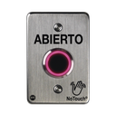 Interruptor IR NoTouch® de Acero Inoxidable, De un solo grupo, ABIERTO