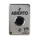 Interruptor IR NoTouch® de Acero Inoxidable, De un solo grupo, ABIERTO