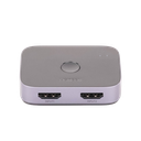 Conmutador HDMI 2.1 8K @60Hz | HDMI Splitter 2 Entradas a 1 Salida | Soporta 4K @120Hz 1080P @240Hz 3D | HDR Dolby | Alta Velocidad 48Gbps | Formatos de Audio LPCM/DTS/DSD, 2,0/2,1/5,1/7,1 canales.
