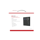 Kit WiFi de Control de Acceso Lite TODO INCLUIDO con Lector de Rostros, Tarjetas y Huellas / 500 Rostros / Compatible con App HIKConnect / Incluye Electroimán  Botón de Salida y Montajes Z y L para imán / HIK-IA