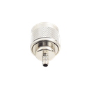 Conector N Macho Inverso de Anillo Plegable para cables RG-58/U, RG-142/U.