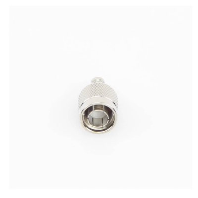 Conector TNC Macho de Anillo Plegable para Cable RG-59/U, Grupo D, Níquel/ Gold/ Delrin.â€‹