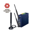 (LoRa) Gateway Industrial Inalámbrico de 5 Puertos 10/100/1000T