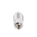 Conector UHF Macho (PL-259) para Cables RG-8/U, RG-8U-SYS, 8237, 8267, 8268, 9913, CTN-400, 7810, 8214, 7810A, RFLASH-1113, LMR-400, Plata )/ Plata/ Teflón.