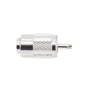 Conector UHF Macho (PL-259) para Cables RG-8/U, RG-8U-SYS, 8237, 8267, 8268, 9913, CTN-400, 7810, 8214, 7810A, RFLASH-1113, LMR-400, Plata )/ Plata/ Teflón.