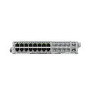 Tarjeta de Red con 16 puertos RJ45 1Gb, 8 puertos SFP 1Gb y 2 puertos SFP+ 10Gb para Chasis RG-NBS6002
