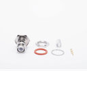 Conector TNC Hembra Inverso para Chasis de Anillo Plegable para Cable RG-58/U.
