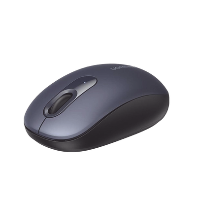 Mouse Inalámbrico 2.4G 800/1200/1600/2400 DPI | Función de 3 botones | Alcance 10m | Silencioso |  Ergonómico | Anti-caída y Anti-interferencias | Batería Alcalina AA incluida  | Midnight Blue.