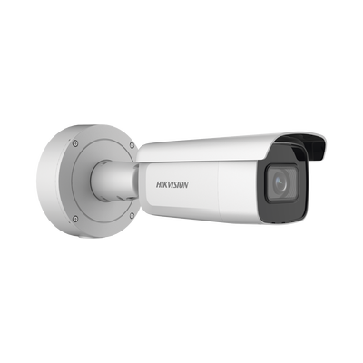 Bala IP 8 Megapixel (4K) / Lente Mot. 2.7 a 13.5 mm / 60 mts IR EXIR / Exterior IP66 / IK10 / DARKFIGHTER / Audio y Alarma I/O / PoE+ / ONVIF / Micro SD / 4 Analíticos: AcuSense, Deteccion Facial, Conteo de Personas por Cruce y Zona