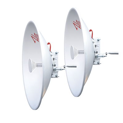 Antena Direccional / 3 ft / 5.9-7 GHz / Ganancia 32 dBi / SLANT de 45 ° y 90° / Incluye Jumpers con conector N-Macho a RPSMA / montaje y radomo incluido.