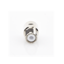 Conector UHF Hembra (SO-239) para Cables RG-8/U (8237), RG-213/U (8267), RG-214 (8268), Niquel/ Plata/  Teflón.