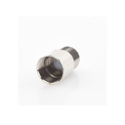 Conector UHF Hembra (SO-239) para Cables RG-8/U (8237), RG-213/U (8267), RG-214 (8268), Niquel/ Plata/  Teflón.