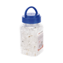 Bote con 100 Piezas de Plug Modular RJ45 / Cat 6 / Chapado en Oro a 30 Micras / Sin Blindaje / Fácil Instalación / Uso Interior / Soporta Norma TIA-568B / Cumple con RoHS 2.0