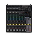 Mezcladora de Audio | 16 Canales | 10 Entradas de Micrófono | Entradas de Línea | Efectos | (MG16X)