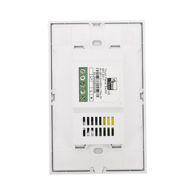 (ZWAVE) Interruptor On/Off panel táctil touch inalámbrico Zwave Plus 1 boton. Compatible con Hubitat HC8, Álula  M2M, otro