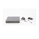 DVR  4 Canales TurboHD + 4 Canales IP / 8 Megapíxel (4K) / Audio por Coaxitron / ACUSENSE Lite / 1 Bahía de Disco Duro / H.265+ / Salida en Full HD