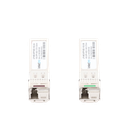 Transceptores Ópticos Industriales Bidireccionales SFP+ (Mini-Gbic) / Monomodo 1270 & 1330 nm / 10 Gbps / 10GBASE / Conector LC/UPC Simplex / DDM / Hasta 3 km / 2 Piezas
