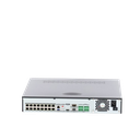 NVR 12 Megapixel (4K) / 32 canales IP / 16 Puertos PoE+ / Reconocimiento Facial / AcuSense (Evita Falsas Alarmas) / 4 Bahías de Disco Duro / Switch PoE 300 mts / HDMI en 4K / Alarmas I/O