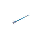 Cable de Parcheo UTP Cat6A, CM/LSZH, Diámetro Reducido (28AWG), Color Azul, 15 Metros (49.21 Pies).