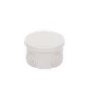 Caja Derivación-Conexión de Plástico Circular con 4 Glándulas de Goma (70 diámetro X 48 alto mm). Para Instalaciones Comerciales,  Residenciales e Industriales. Cerrado a Presión.
