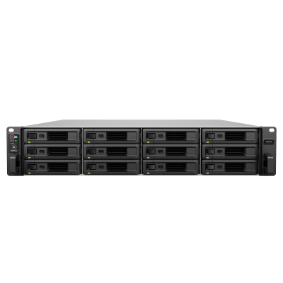 Servidor de Almacenamiento Synology SA3410 | 12 Bahías | Escalable hasta 96 Bahías | 1.728 PB de Capacidad Bruta | 6.200 MB/s Lectura Secuencial | 3.000 MB/s Escritura Secuencial | 10GbE RJ-45 | PCIe 3.0.