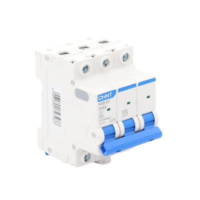 Pastilla para Riel Din, 3 Polos, 40 Amp, Vca:110/415v, 6kA, Catálogo: NXB633PD40.