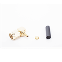 Conector SMA Macho en Ángulo Recto Para RG-174/U, Grupo B, Oro/ Oro/ Teflón.
