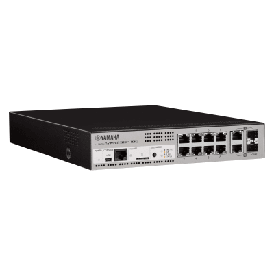 SWITCH DE RED L2 INTELIGENTE CON 10 PUERTOS POE AT 30W P/ DANTE