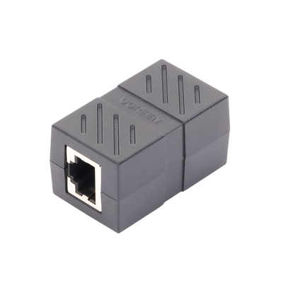 Acoplador (Extensor de Cable Ethernet RJ45 a RJ45) | 1000Mbps | Compatibilidad con Cat7 Cat6A Cat6 Cat5e | Compatible con POE | Ignífugo | ABS