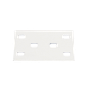 Cople para Uniones de Escalera de Aluminio / Plano / Peralte 3 1/4" / Incluye Tornilería
