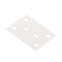 Cople para Uniones de Escalera de Aluminio / Plano / Peralte 3 1/4" / Incluye Tornilería