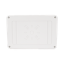 Letrero EXTERIOR de Señalización salida "Hombre Corriendo"/ Alto brillo / Uso en pared, lateral o techo / Batería de Respaldo Incluida con hasta 120 minutos de duración