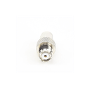 Adaptador en Línea, de Conector SMA Macho a Mini-UHF Hembra, Níquel/ Oro/ Teflón.Au/Teflón.