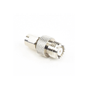 Adaptador en Línea, de Conector SMA Macho a Mini-UHF Hembra, Níquel/ Oro/ Teflón.Au/Teflón.