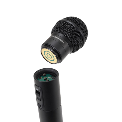 Transmisor mano con capsula de mic intercambiable