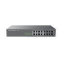 Switch PoE+ 16 Puertos Gigabit No Administrable / 8 puertos 10/100/1000 Mbps / 8 puertos PoE+ / hasta 145W
