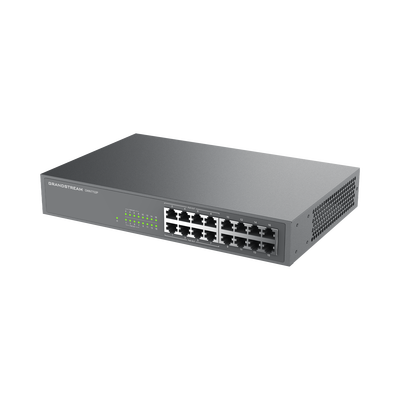 Switch PoE+ 16 Puertos Gigabit No Administrable / 8 puertos 10/100/1000 Mbps / 8 puertos PoE+ / hasta 145W
