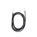 Cable de Audio | Plug 1/4 in a Plug 1/4 in Mono | Carcasa Cromada | Conectores Seetronic | Ideal para Instrumentos | Longitud 3m