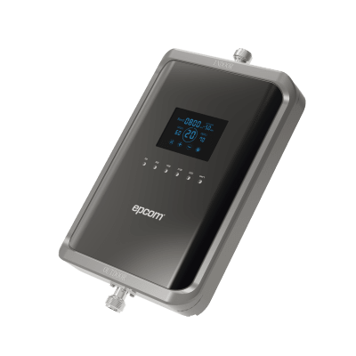 Kit Amplificador de Señal Celular 2G, 3G, 4G y 5G / Mejora llamadas convencionales y VoLTE / Amplifica señal de TELCEL, AT&T, MOVISTAR, BAIT,DiRi y más / Cubre hasta 300 m² con una antena y hasta 600 m² con 2 antenas.