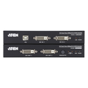 Extensor KVM | HDBaseT™ | 2.0 DVI dual display USB |  1920 x 1200 a 100m