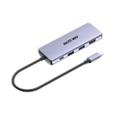 Hub (Adaptador) USB - C / 8 en 1 / 1 Salida HDMI (4K) / 1 Salida USB 2.0 / 3 Salidas USB 3.0 / 1 Salida SD (Memoria SD) / 1 Salida TF (Micro SD) / 1 Entrada USB - C (Carga Rapida / 100 Watts)