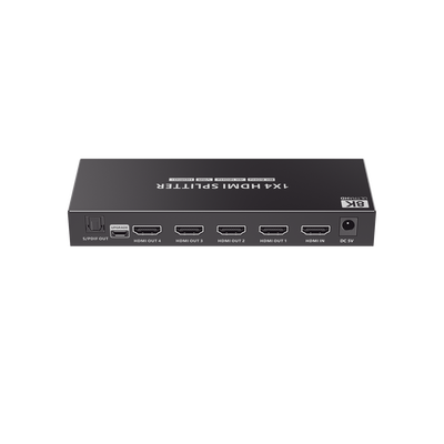 Splitter HDMI 1X4 | Velocidad de trasmisión 48 Gbps| Resolución 8K | Salida de audio| HDCP 2.3
