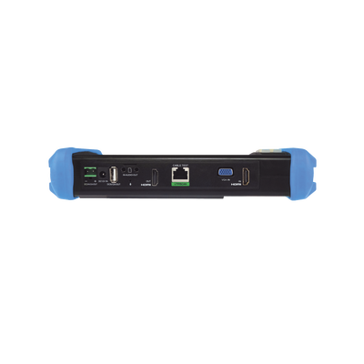 Tester de Video Profesional | Pantalla 7"|  Prueba IP/HD/Analógicas | TVI/CVI/AHD/CVBS | IP ONVIF | 4K/8K | H.264/H.265 | HDMI | PTZ | Scanner IP | TDR | Salidas 12V/24V/PoE | Activación Simultanea.