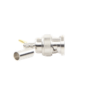 Conector BNC Macho Inverso, de anillo plegable para cables RG-58/U, RG-142/U.