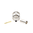 Conector BNC Macho Inverso, de anillo plegable para cables RG-58/U, RG-142/U.