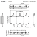 DIPLEXOR Dual 1695-2200/ 2496-2690 MHz, 50W, -155dBc, IP67, NEX10®