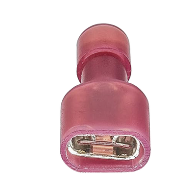 Terminal hembra aislada completa / Baterías con terminal macho F1 / para cables 22-16 AWG / Paquete de 25 piezas